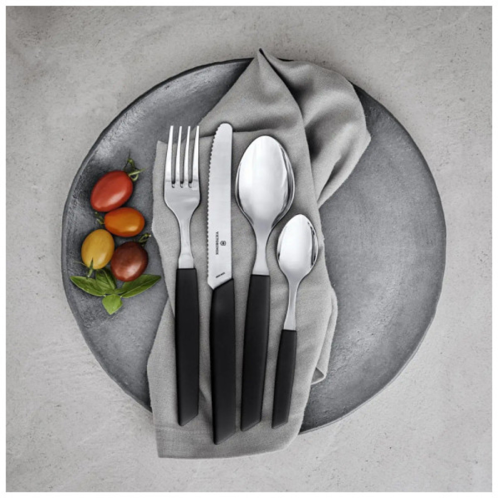 Кухонний ніж Victorinox Swiss Modern TomatoSausage 11см Black (6.9003.11W)