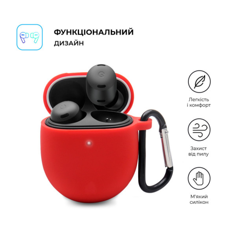 Чохол для навушників Armorstandart Hang Case для Google Pixel Buds Pro Red (ARM75405)
