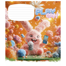 Зошит Школярик Play now 12 аркушів клітинка (012-3556K)