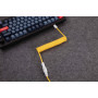Дата кабель USB-C + USB A to USB-C 1.36m Coiled Aviator yellow Keychron (CAB16_KEYCHRON)