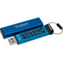 USB флеш накопичувач Kingston 64GB IronKey Keypad 200 AES-256 Encrypted Blue USB 3.2 (IKKP200/64GB) USB флеш накопичувач Kingston 64GB IronKey Keypad 200 AES-256 Encrypted Blue USB 3.2 (IKKP200/64GB)