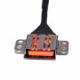 Роз'єм живлення ноутбука з кабелем Lenovo PJ862 (bevel USB), 5-pin, 9 см (A49087) Роз'єм живлення ноутбука з кабелем Lenovo PJ862 (bevel USB), 5-pin, 9 см (A49087)