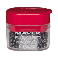 Грузило Maver набір Pallini Supercalibrati Teneri 4/0 (0.532g) (1300.36.10)