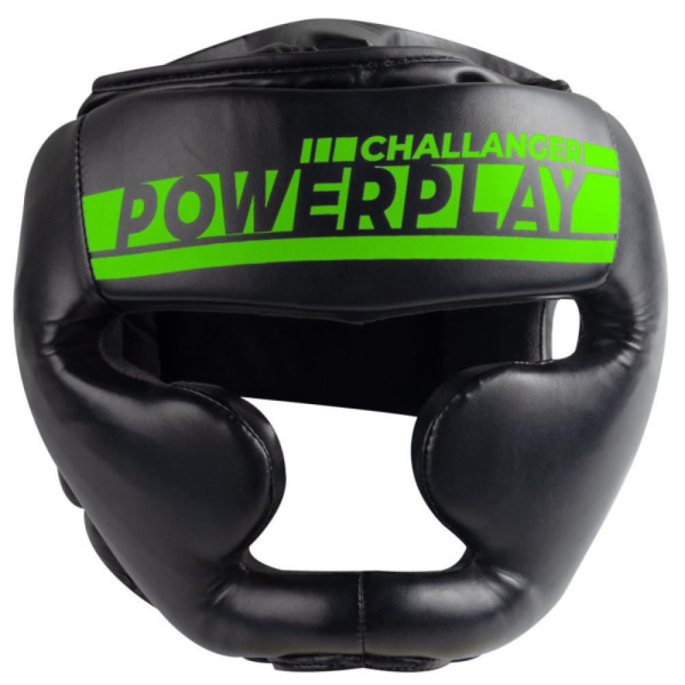 Боксерський шолом PowerPlay 3048 Чорно-Зелений S (PP_3048_S_Bl/Green)