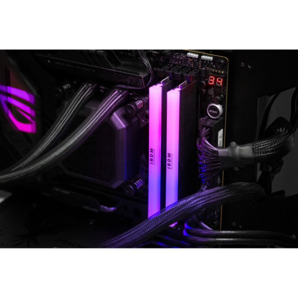 Модуль пам'яті для комп'ютера DDR5 64GB (2x32GB) 6000 MHz IRDM RGB Black Goodram (IRG-60D5L30/64GDC)