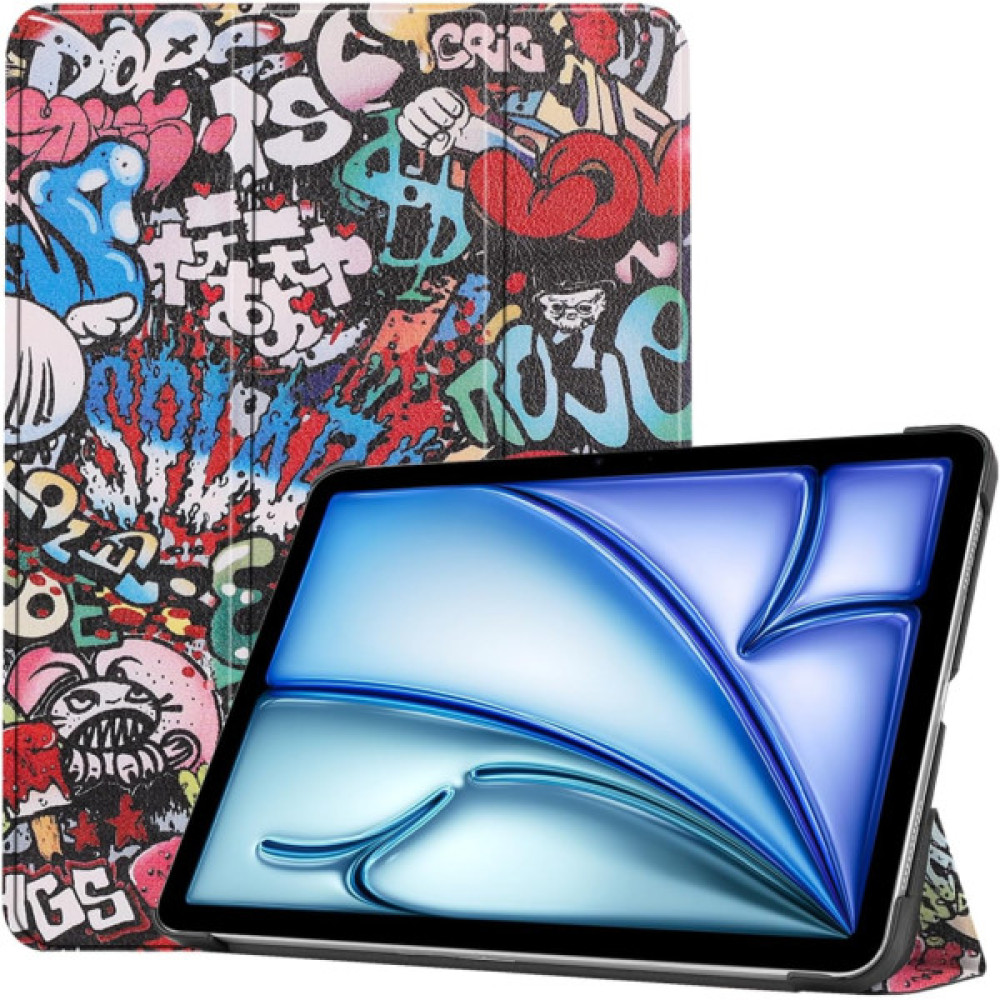 Чохол до планшета BeCover Smart Case Apple iPad Air 11" M2/M3 (2024/2025) Graffiti (711605) Чохол до планшета BeCover Smart Case Apple iPad Air 11" M2/M3 (2024/2025) Graffiti (711605)