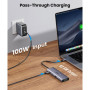 Концентратор Ugreen USB3.1 Type-C to HDMI/VGA/USB 3.0х3/RJ45/SD/TF/PD/35мм TRRS 100W 10-in-1 (15601) Концентратор Ugreen USB3.1 Type-C to HDMI/VGA/USB 3.0х3/RJ45/SD/TF/PD/35мм TRRS 100W 10-in-1 (15601)