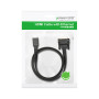 Кабель мультимедійний HDMI M to DVI M 1.0m HD106 black Ugreen (30116) Кабель мультимедійний HDMI M to DVI M 1.0m HD106 black Ugreen (30116)
