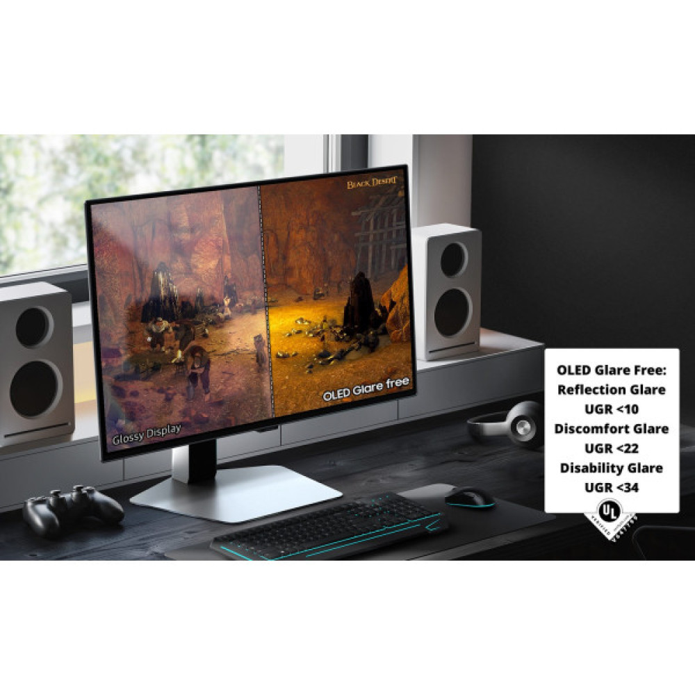 Монітор Samsung 27" G60SD HDMI, DP, USB, OLED, 2560x1440, 360Hz, 0.3ms. FreeSync Premium Pro