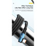 Дата кабель USB 2.0 AM to USB-C 1.0m 100W 90° corner black Essager (EXCWT7A-CG01-P)