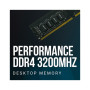 Модуль пам'яті для комп'ютера DDR4 16GB 3200 MHz Bulk PNY (MD16GSD43200-SI / M4U16S682QMMM52-12)