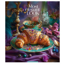 Зошит Школярик Luxury desserts 96 аркушів клітинка (096-3477K)