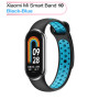 Ремінець до фітнес браслета BeCover Vents Style для Xiaomi Mi Smart Band 10 Black-Blue (713627) Ремінець до фітнес браслета BeCover Vents Style для Xiaomi Mi Smart Band 10 Black-Blue (713627)