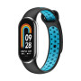Ремінець до фітнес браслета BeCover Vents Style для Xiaomi Mi Smart Band 10 Black-Blue (713627) Ремінець до фітнес браслета BeCover Vents Style для Xiaomi Mi Smart Band 10 Black-Blue (713627)