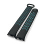 Ремінець до фітнес браслета BeCover Vents Style для Xiaomi Mi Smart Band 10 Black-Blue (713627) Ремінець до фітнес браслета BeCover Vents Style для Xiaomi Mi Smart Band 10 Black-Blue (713627)