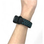 Ремінець до фітнес браслета BeCover Vents Style для Xiaomi Mi Smart Band 10 Black-Blue (713627) Ремінець до фітнес браслета BeCover Vents Style для Xiaomi Mi Smart Band 10 Black-Blue (713627)