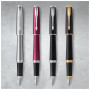 Ручка пір'яна Parker URBAN 17 Metro Metallic CT  FP M (30 312)