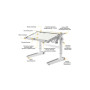 Парта Mealux Ergowood M Multicolor TG Energy (BD-800 TG/MC Energy) Парта Mealux Ergowood M Multicolor TG Energy (BD-800 TG/MC Energy)