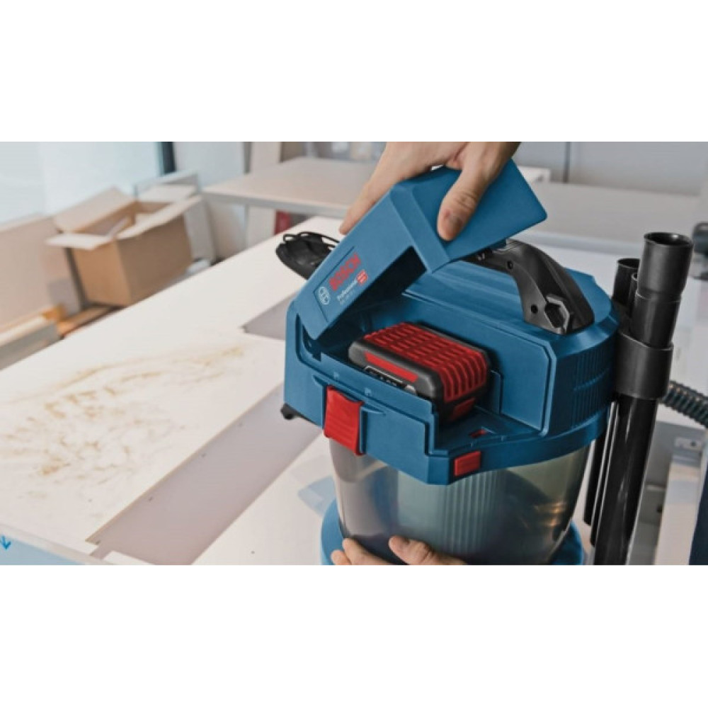 Пилосос професійний акумуляторний Bosch Professional GAS 18V-10 L 18В 90мБар без АКБ та ЗП