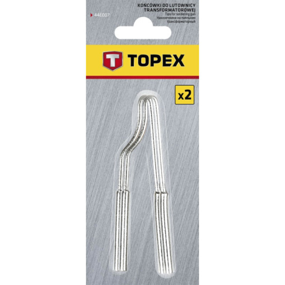 Насадки для електричного паяльника TOPEX для паяльника 44E007 набір 2шт