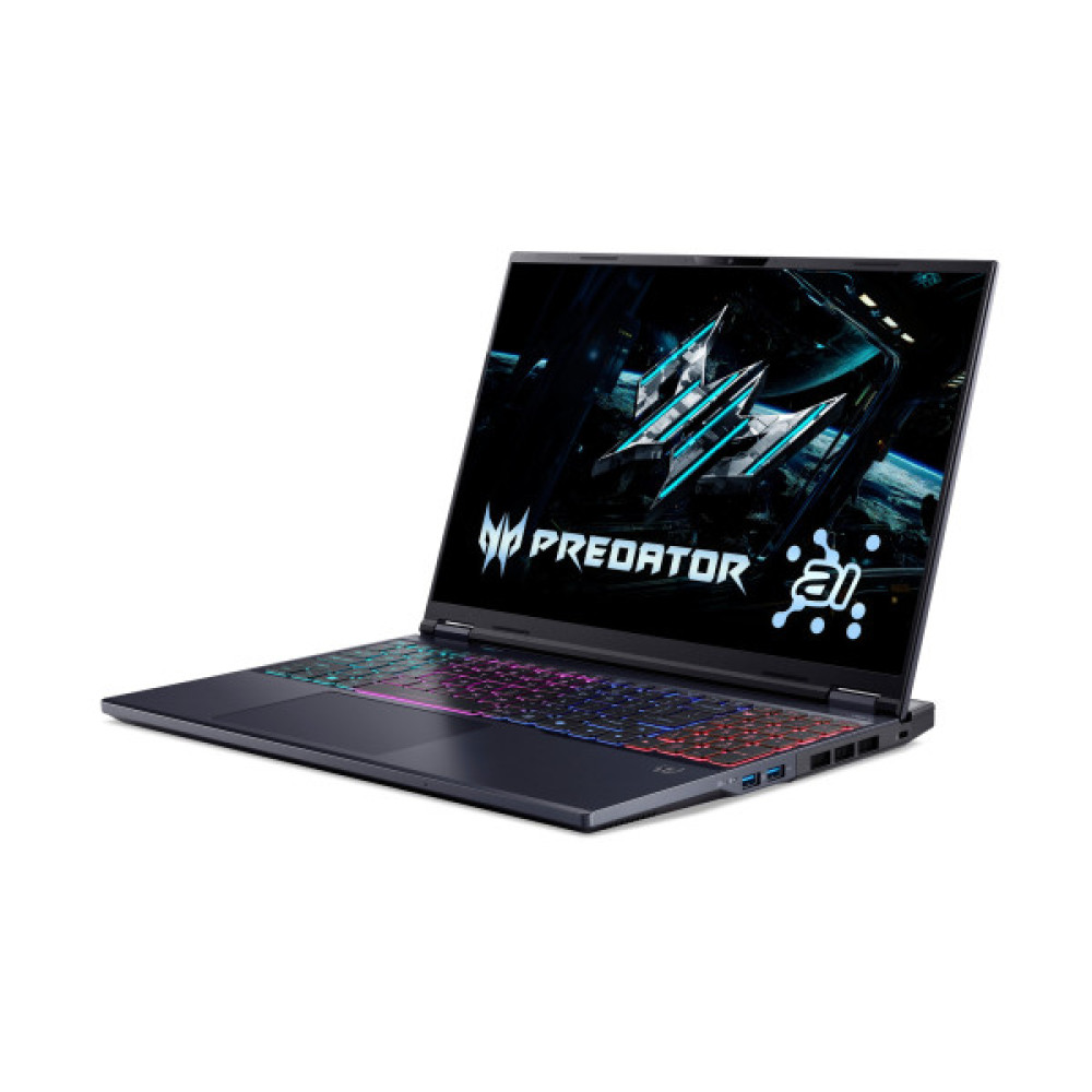 Ноутбук Acer Predator Helios Neo 16 PHN16-73 16" WQXGA IPS, Intel U7-255HX, 32GB, F1TB, NVD5060-8, Lin, чорний
