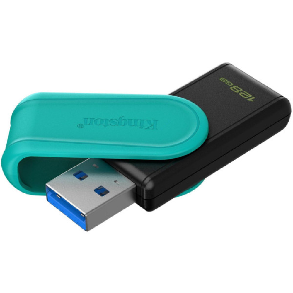 USB флеш накопичувач Kingston 128GB DataTraveler Exodia S Black/Turquoise USB 3.2 (DTXS/128GB)