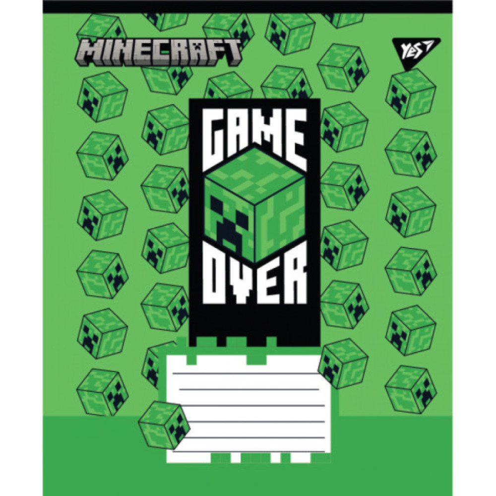 Зошит Yes Minecraft Walls А5 18 аркушів лінія (767567)