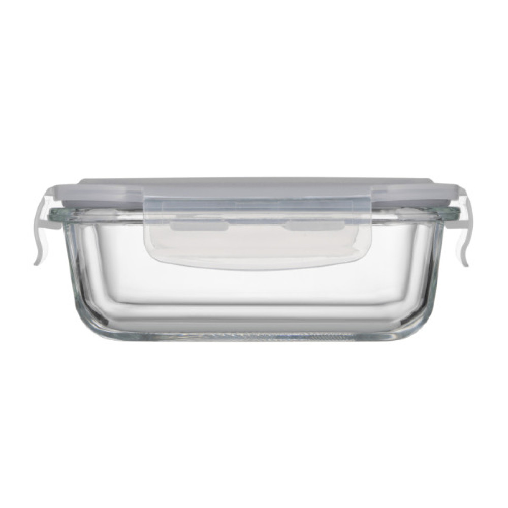 Харчовий контейнер Ardesto Gemini прямокутний, 0.38л, боросилікатне скло, прозорий (AR1240BRC)