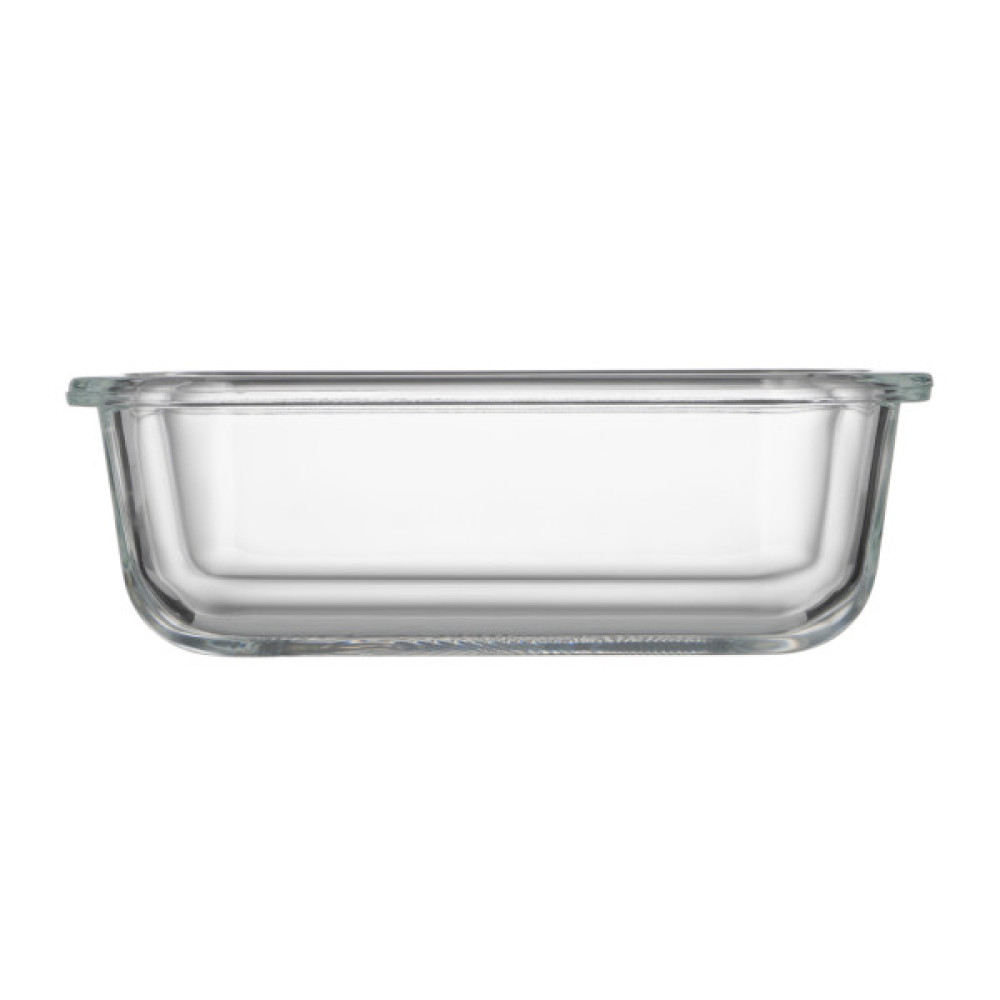 Харчовий контейнер Ardesto Gemini прямокутний, 0.38л, боросилікатне скло, прозорий (AR1240BRC)