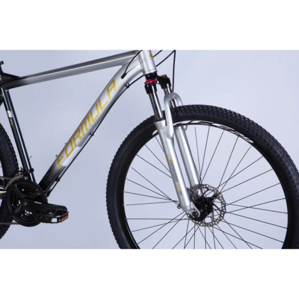 Велосипед Formula 29" F-1 DD CS рама-21" AL 2026 сріблясто-чорний (OPS-FR-29-438)