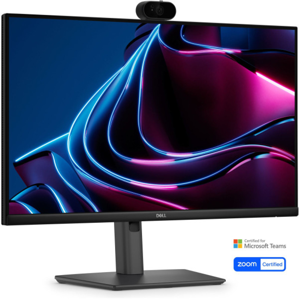 Монітор DELL 23.8" P2426HEV HDMI, DP, USB-C, RJ-45, IPS, 120hz, sRGB 99%, Pivot, Cam