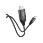 Кабель мультимедійний USB-C to HDMI M 2.0m 4K30Hz gray HOCO (6931474755025)