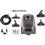 Пилосос Gorenje мішковий, 700Вт, 3л, HEPA, щітка Xpand Zone, turbo brush, телескоп, чорний графіт