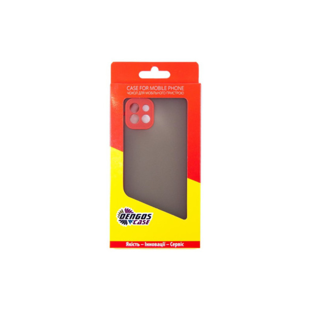 Чохол до мобільного телефона Dengos Matte Samsung Galaxy A03 (red) (DG-TPU-MATT-95)