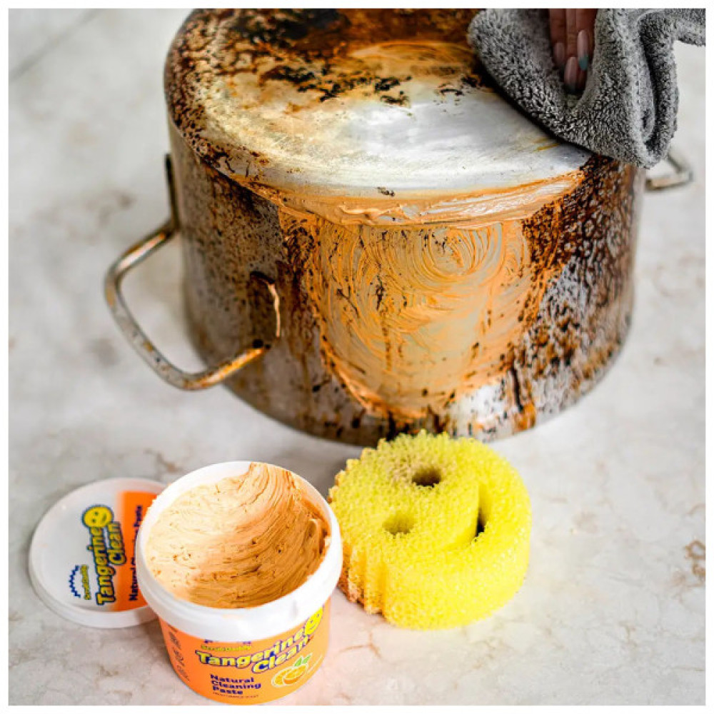 Крем для чищення кухні Scrub Daddy Tangerine Clean Paste Універсальна паста 500 г (5999546883787)
