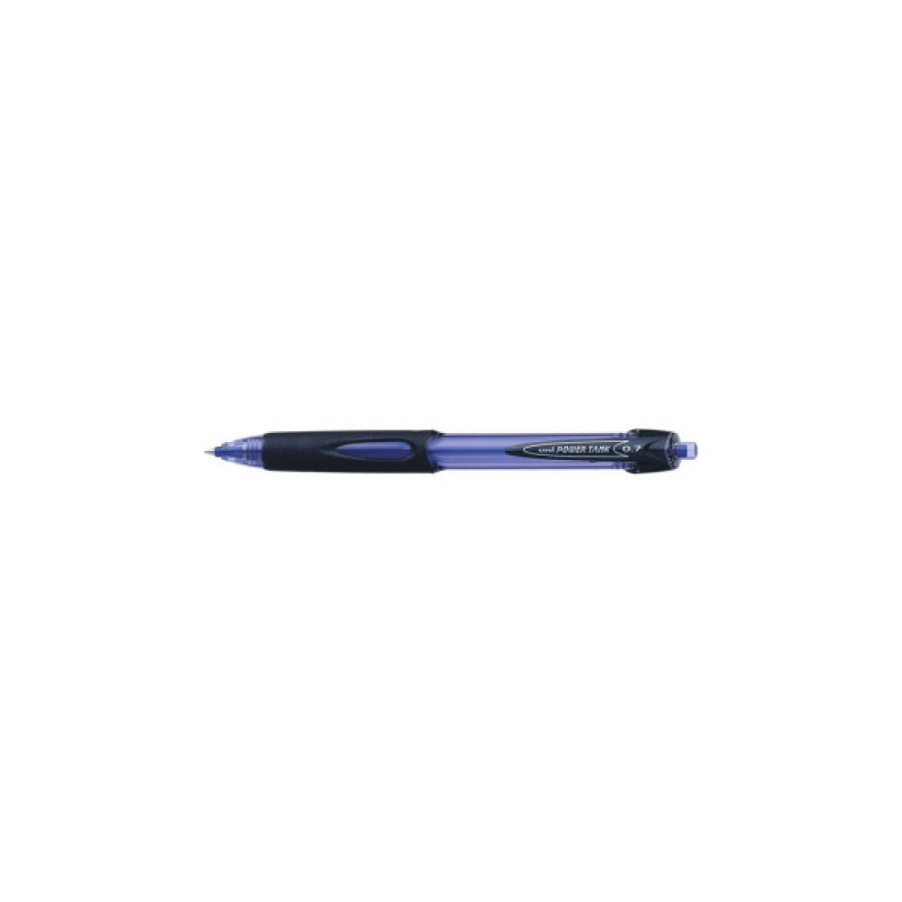 Ручка кулькова UNI автоматична Power tank синій 0,7 мм (SN-227.Blue.)