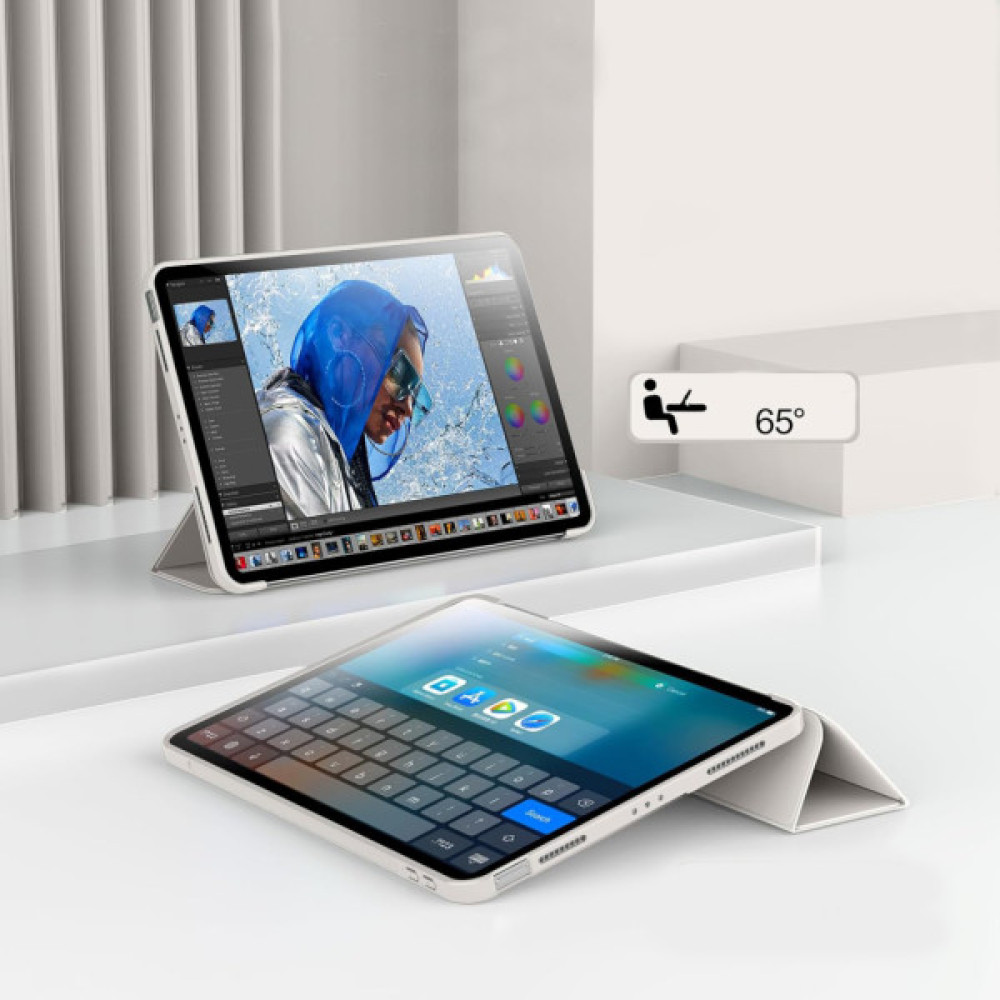 Чохол до планшета BeCover Tri Fold Soft TPU Silicone Apple iPad Pro 12.9 2020/2021/2022 Beige (711736) Чохол до планшета BeCover Tri Fold Soft TPU Silicone Apple iPad Pro 12.9 2020/2021/2022 Beige (711736)