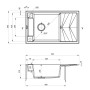 Мийка кухонна Deante Magnetic (ZRM N113) Мийка кухонна Deante Magnetic (ZRM N113)
