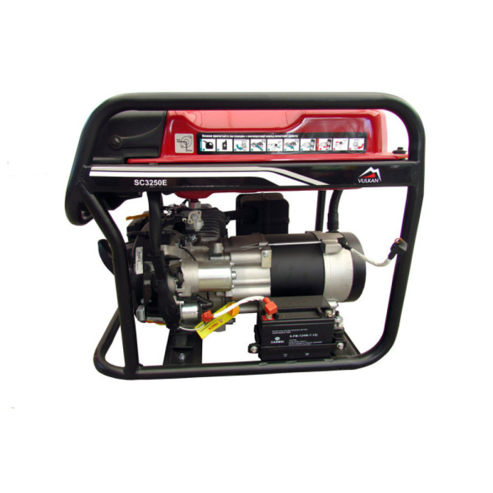 Генератор Vulkan SC3250E-II 1ф 2,8kW, ел.старт, бак-15л (SC3250E-II) Генератор Vulkan SC3250E-II 1ф 2,8kW, ел.старт, бак-15л (SC3250E-II)