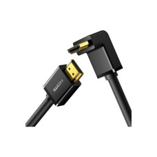 Кабель мультимедійний HDMI M to HDMI M 1.0m 90° corner HD103 black UGREEN (10172) Кабель мультимедійний HDMI M to HDMI M 1.0m 90° corner HD103 black UGREEN (10172)