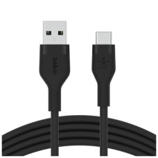 Дата кабель USB 2.0 AM to USB-C 3.0m 15W Black Belkin (CAB008BT3MBK)