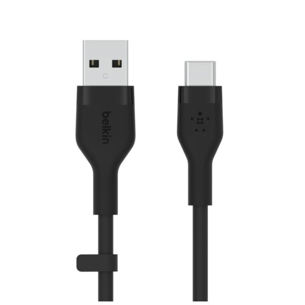 Дата кабель USB 2.0 AM to USB-C 3.0m 15W Black Belkin (CAB008BT3MBK)
