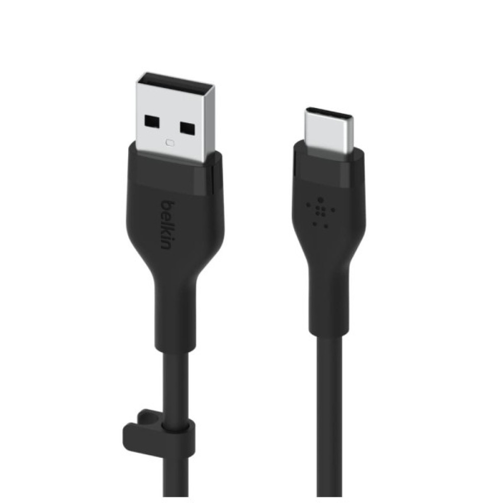 Дата кабель USB 2.0 AM to USB-C 3.0m 15W Black Belkin (CAB008BT3MBK)