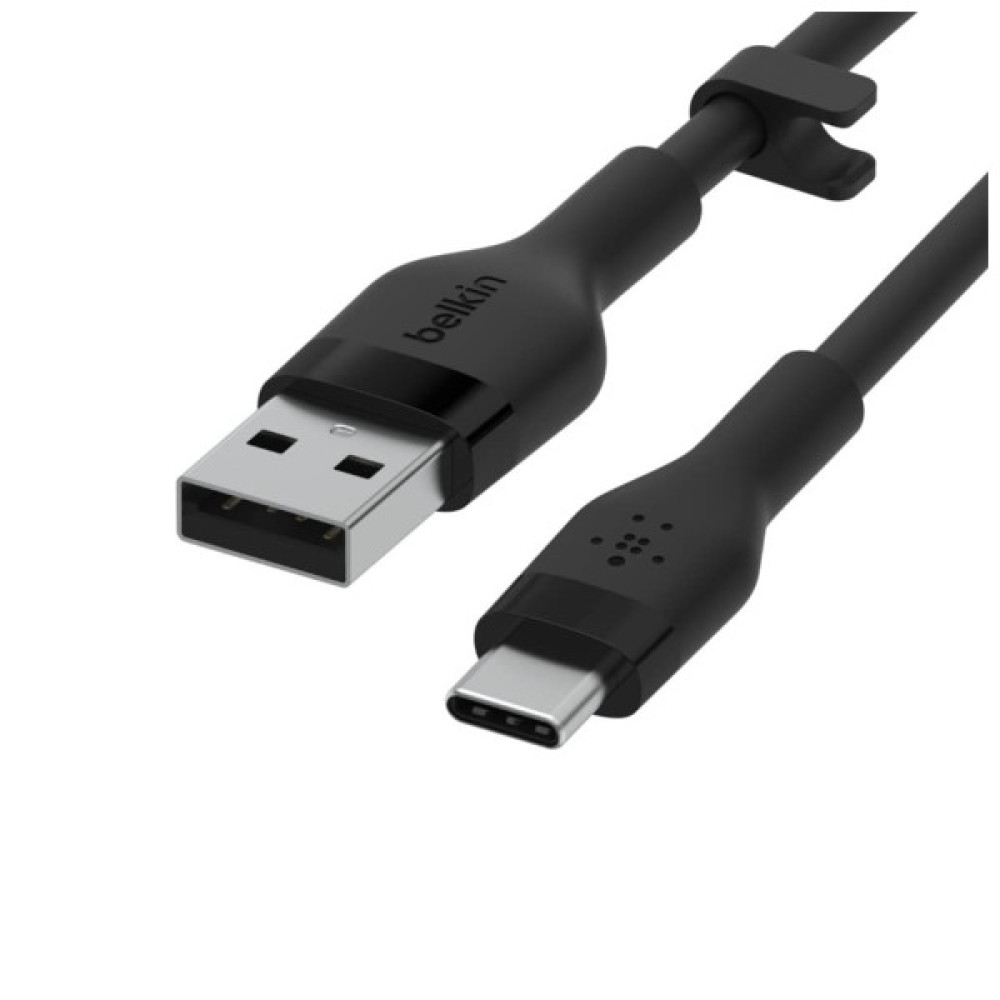 Дата кабель USB 2.0 AM to USB-C 3.0m 15W Black Belkin (CAB008BT3MBK)