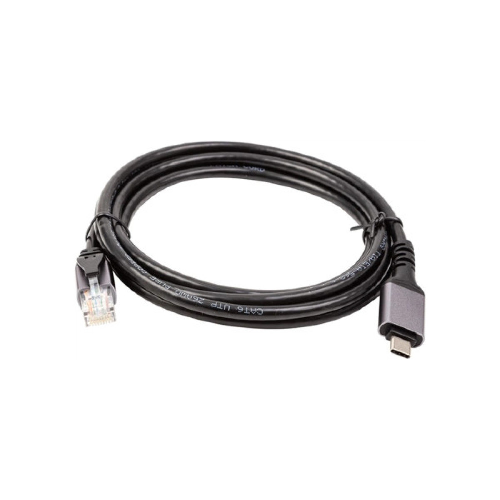 Дата кабель USB-C to RJ45 Ethernet 2.0m PowerPlant (CA914920)
