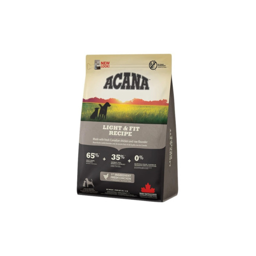 Сухий корм для собак ACANA Light&Fit Recipe з куркою 2 кг (0064992512200)