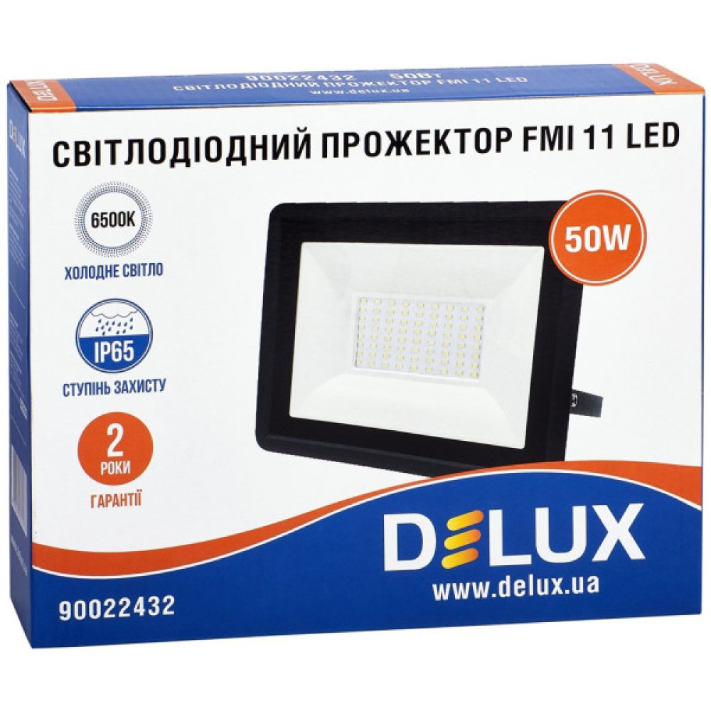 Прожектор Delux FMI 11 LED 50Вт 6500K IP65 (90022432)