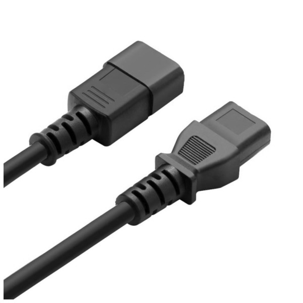 Кабель живлення C13 to C14 1.8m black ColorWay (CW-CBP087-BK)