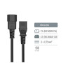 Кабель живлення C13 to C14 1.8m black ColorWay (CW-CBP087-BK)