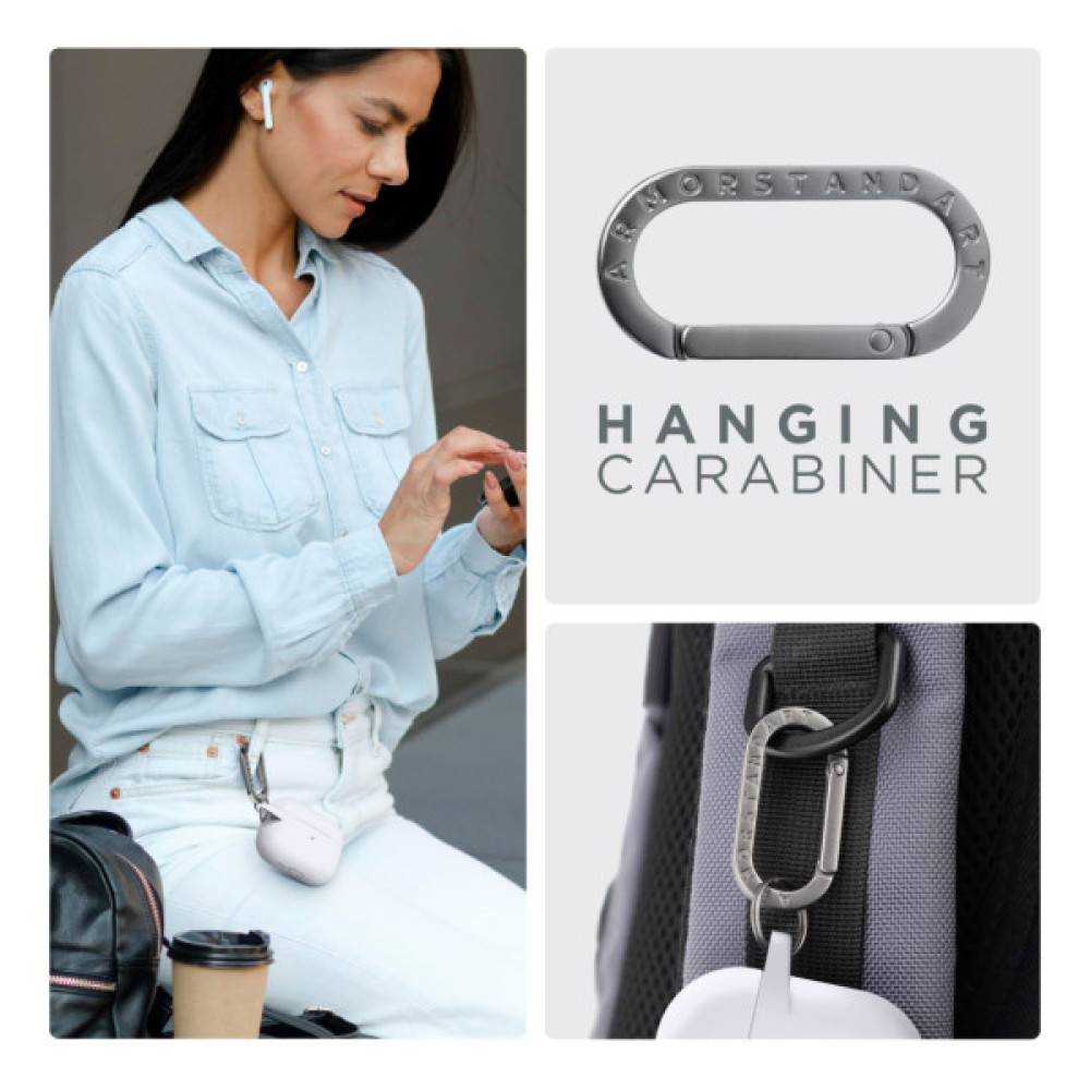 Чохол для навушників Armorstandart Hang Case For Apple AirPods Pro 3 White (ARM88284)